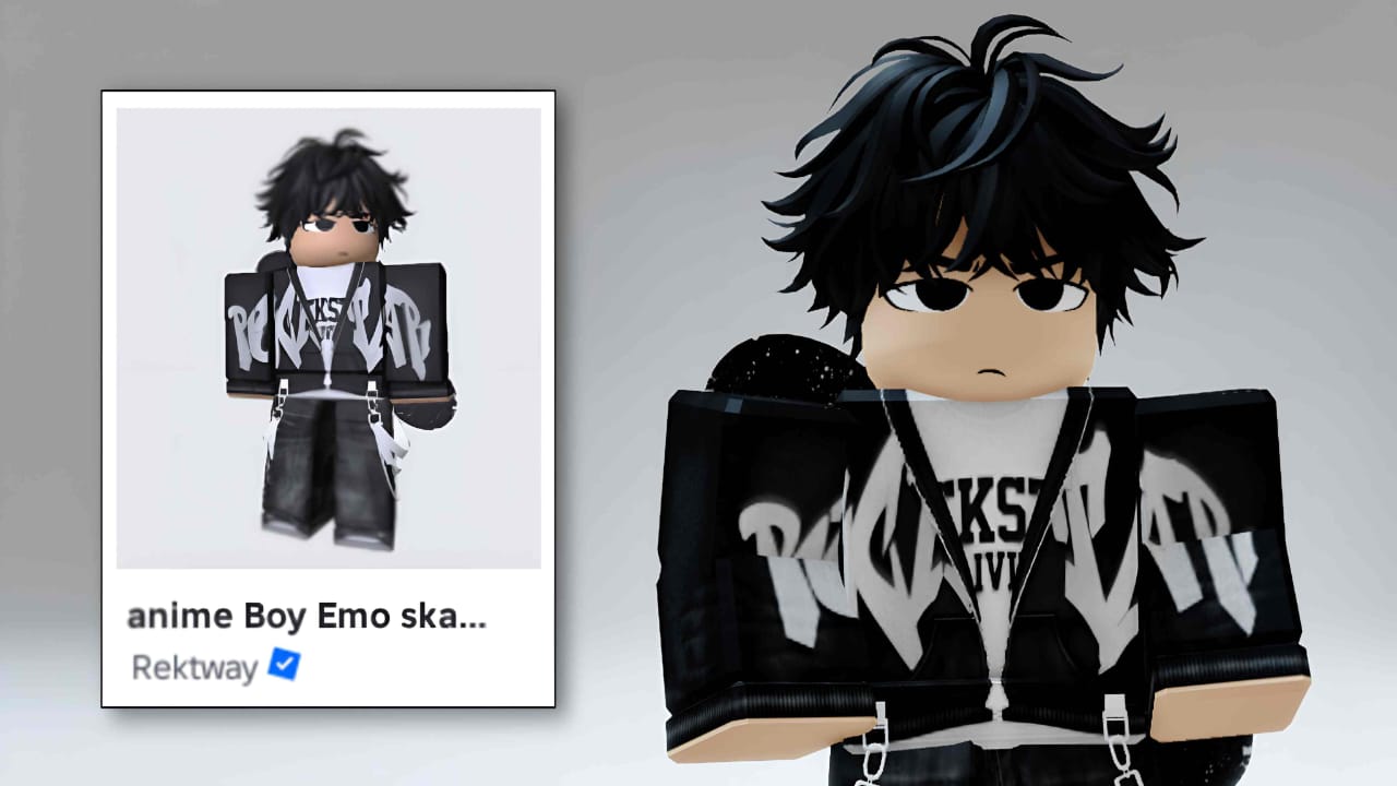 Anime Boy Emo Skater Y2K Avatar