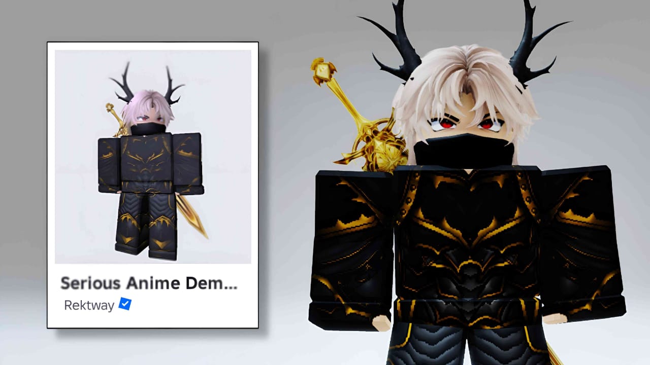 Anime Demon Warrior King Avatar