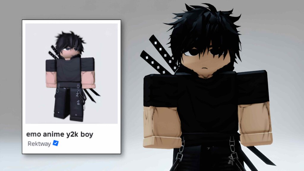 Emo Anime Y2K Boy Avatar