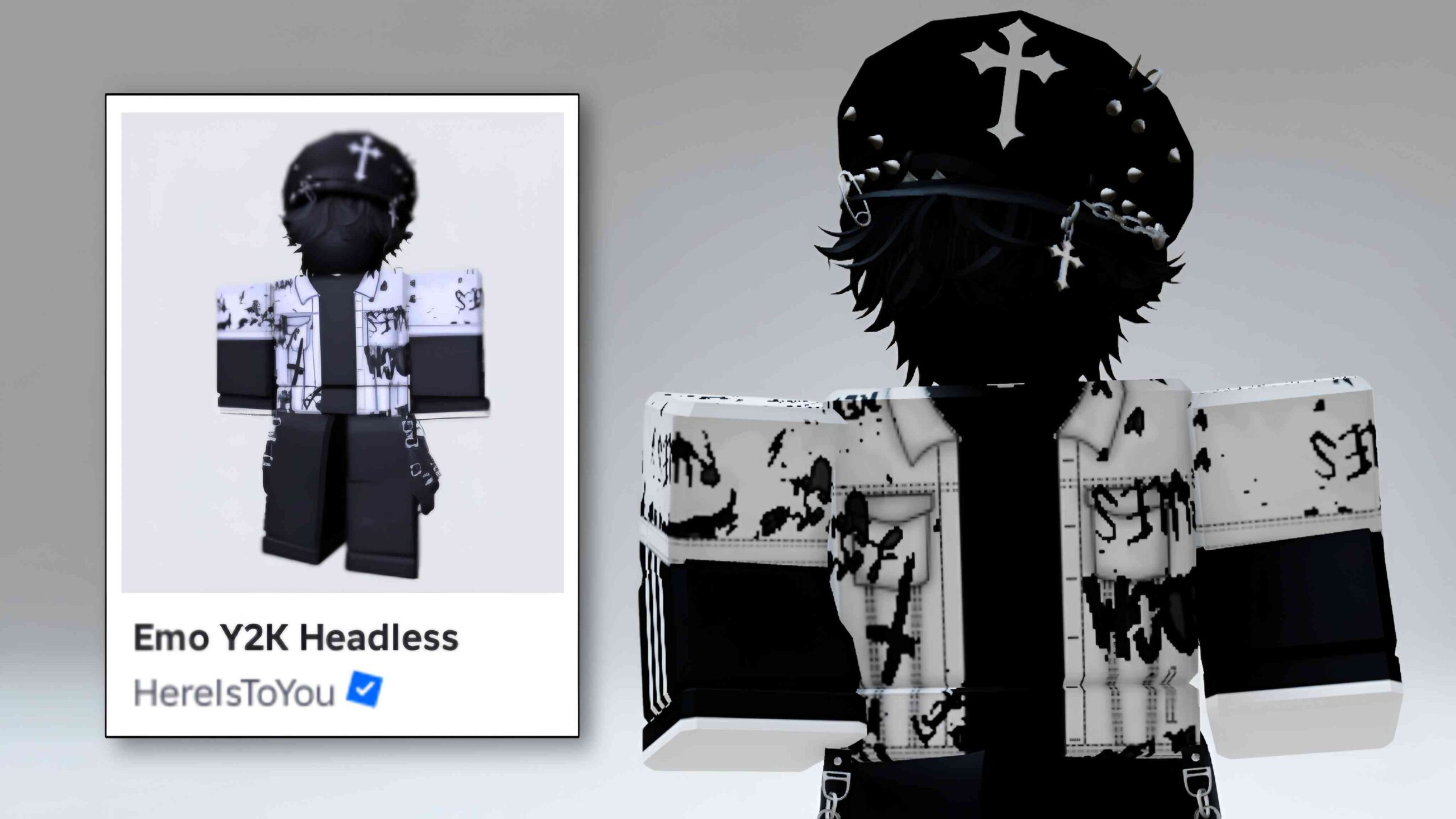 Emo Y2K Headless