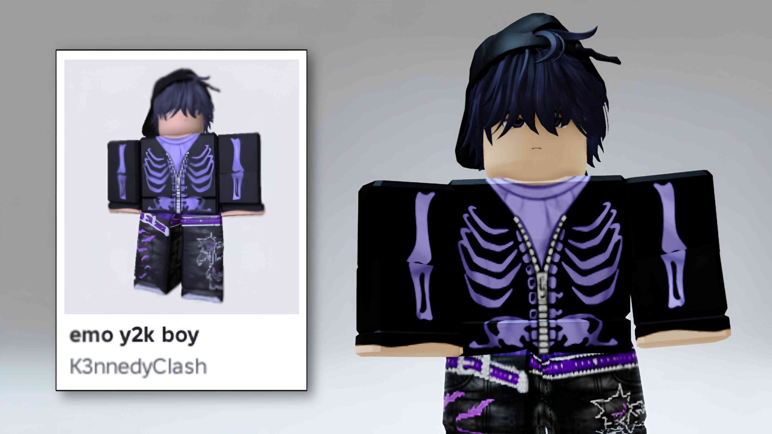 Emo Y2K Boy Avatar